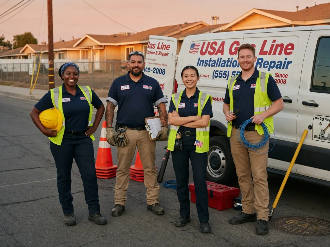 Gas Line Installation company in Lenzburg, IL